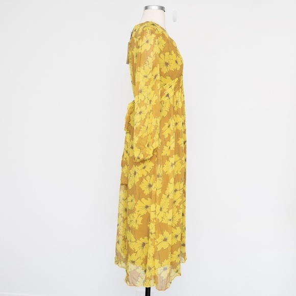 Joie Kaz Silk Floral Midi Dress - Picture 4 of 13